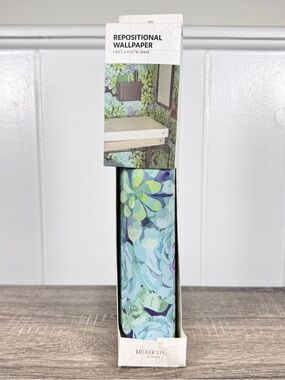 NEW U Brands Locker Style Repositional Wallpaper